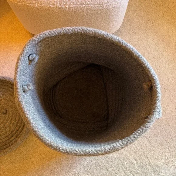Wool Blend Laundry Hamper with Lid by Colonial Mills
